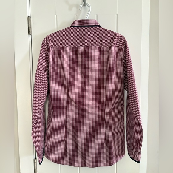 CONNOR Men’s Red Casual Button Down Shirt - Picture 2 of 2